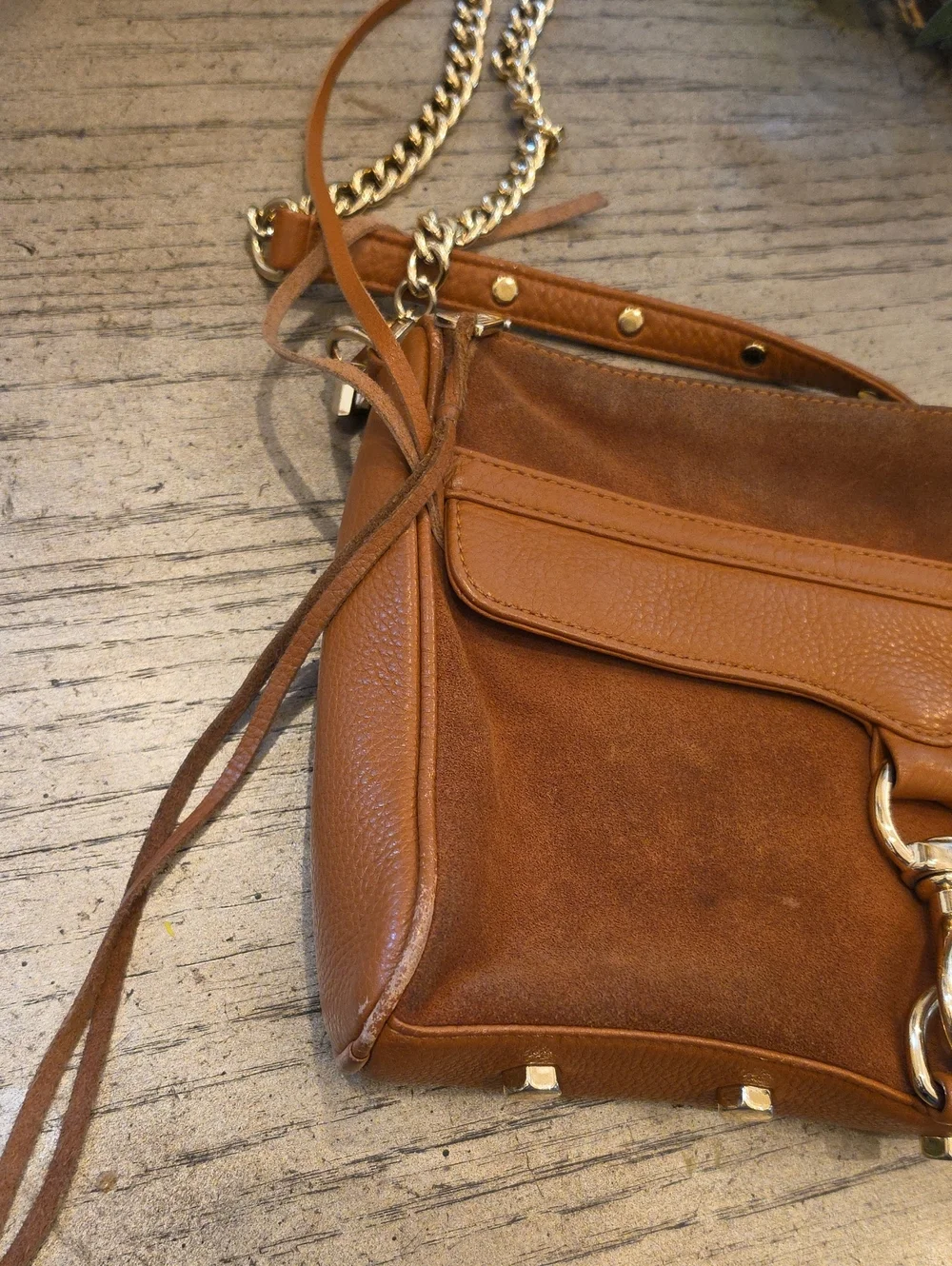 Brown Leather Crossbody Bag Rebecca Minkoff